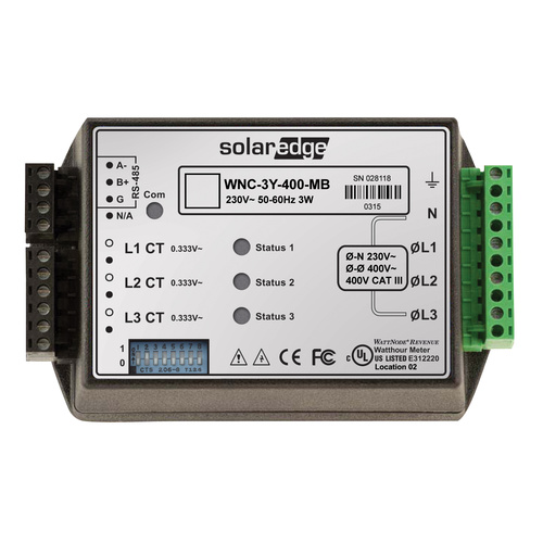 Solar edge Wattnode V2 MODBUS ENERGY METER