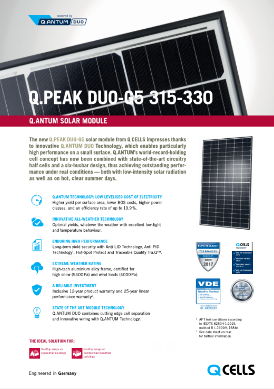 Q.PEAK DUO-G5+ 330 Image 2